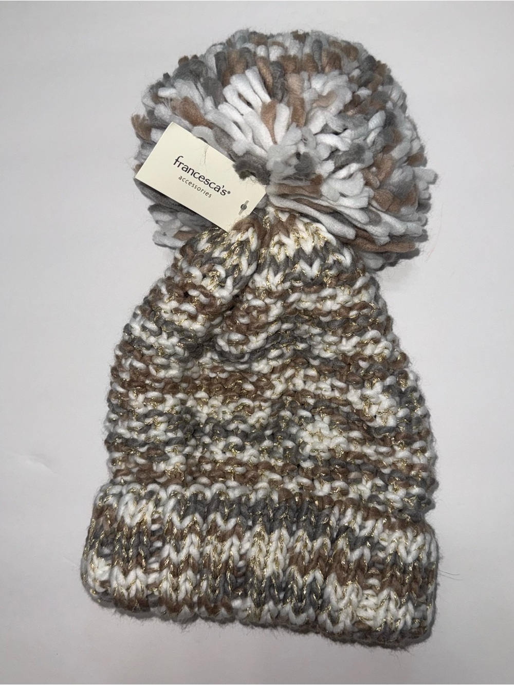 Francesca’s Beanie And Fringe Poncho Bundle - Picture 4 of 5